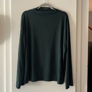 Hunter Green/Teal Banana Republic Factory Soft Luxe Top
